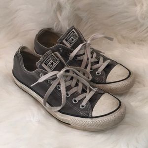 Grey converse women size 8